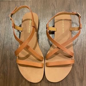 Charles & Keith Tan Sandals